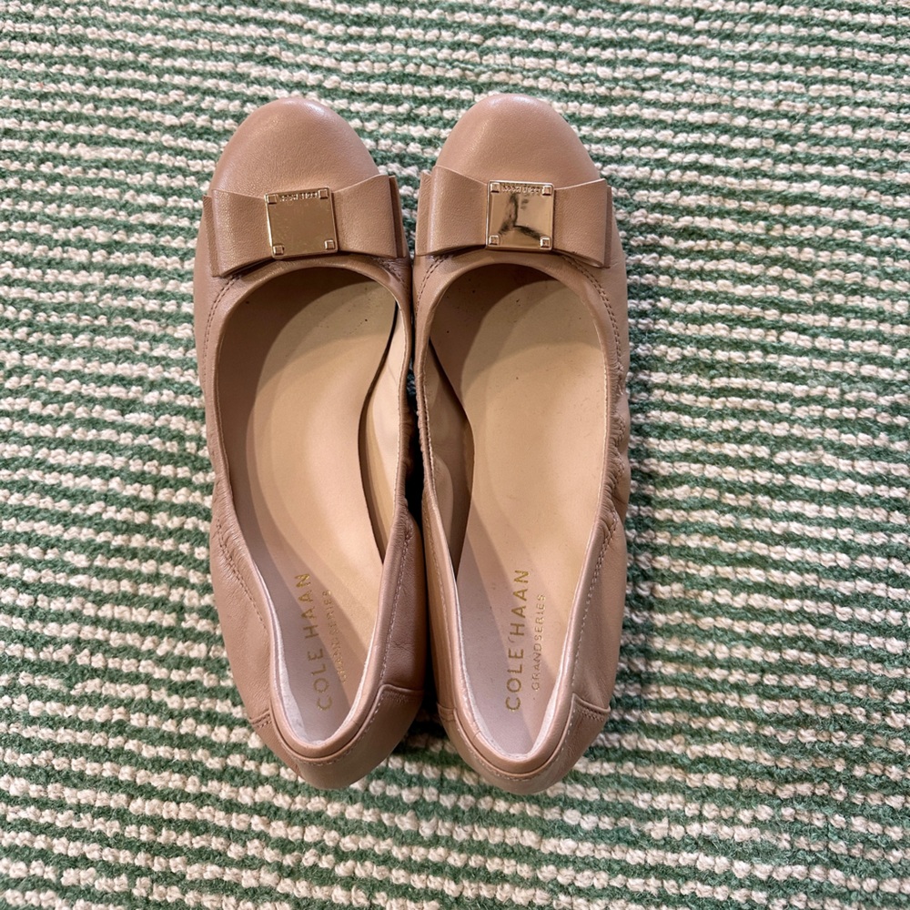 Cole Haan Grand OS Tali Bow Ballet Flats Size 6.5